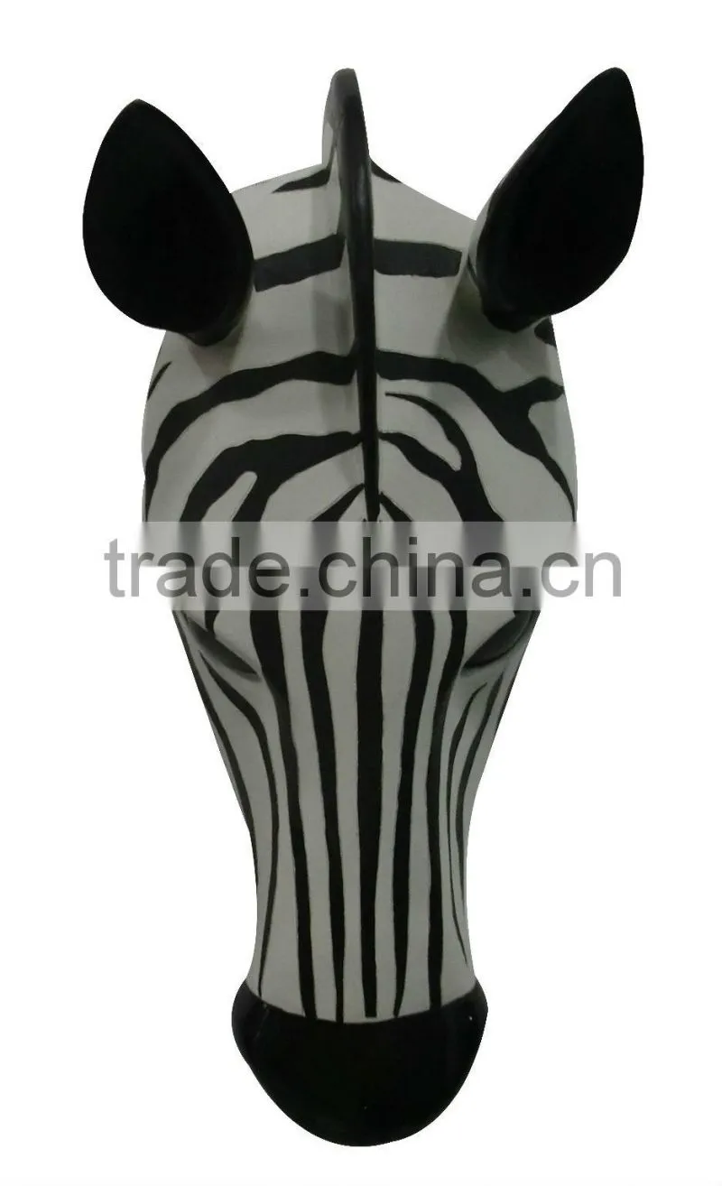 Resin figurine wall decoration animal head