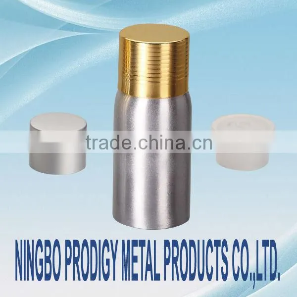 S-aluminum essential oil bottle with tamper evident cap