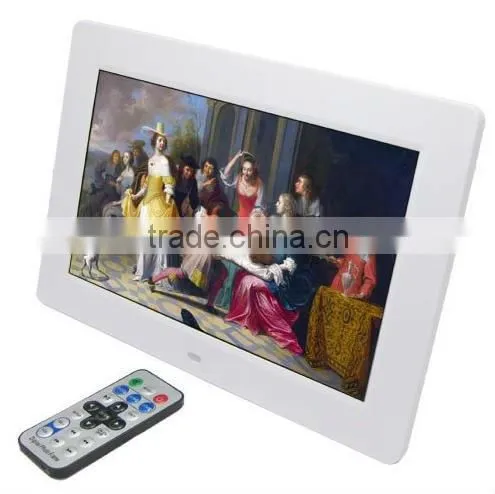 black white pictures manufacturers 10 inch good quality digital photo frame with multifunction(include remote control model )