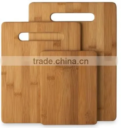 Totally Bamboo 3 Piece Bamboo Cutting Board Set, For Meat & Veggie Prep, Serve Bread, Crackers & Cheese, Cocktail Bar Board