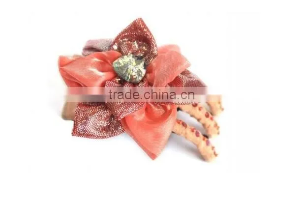 Fashion jewelry elegant sequin decorative plastic hair claws