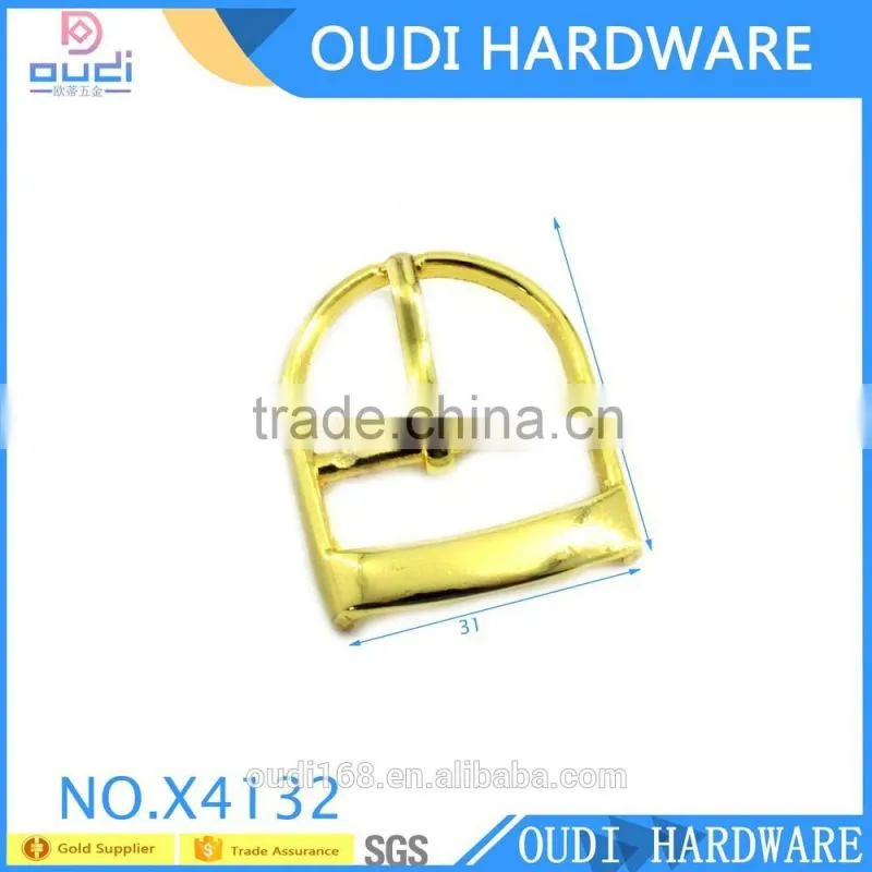 High Quality Shiny Light Gold Zinc Alloy Pin Buckles For Woman Bag