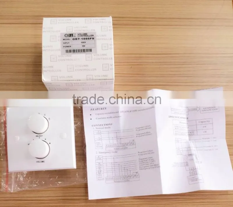 Volume control with transformer have 11 volume level 24v,Rotary Volume Control