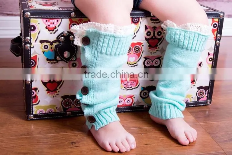 2015 Wholesale Acrylic Crochet Baby Girl Leg Warmers Knitting Leg Warmers For Kid