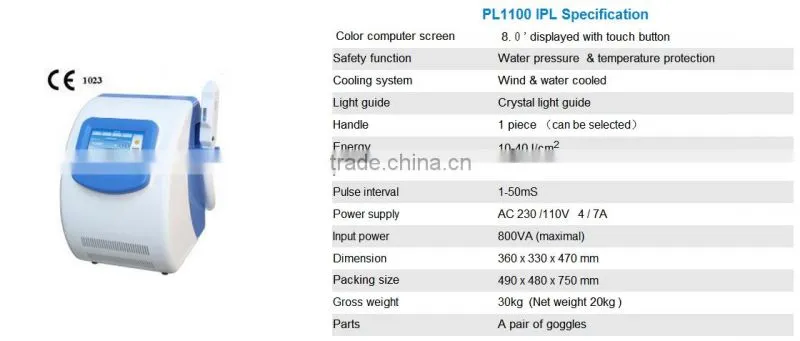 IPL hair removal/IPL light for hair removal