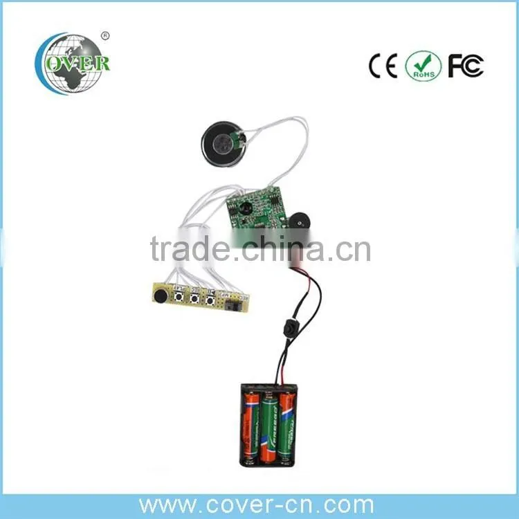 Recordable sound module for greeting cards/ Birthday card/ Business card