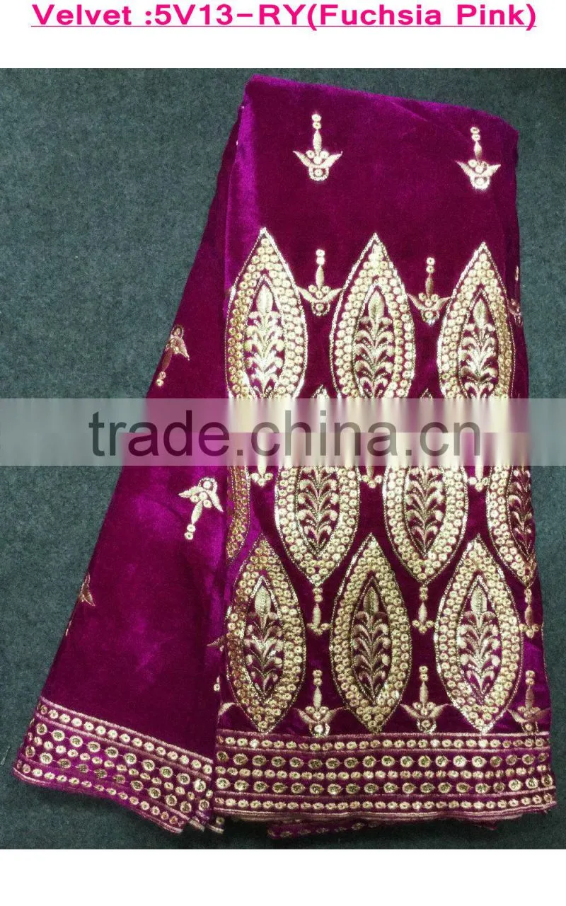 Velvet sexy dress for evening dress fabric korean velvet