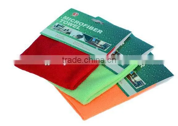 Microfiber terry towel for kitchen
