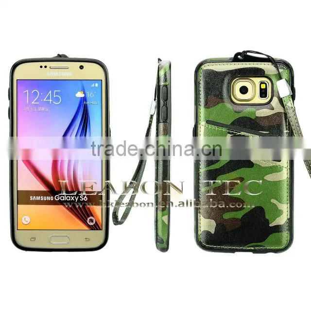 new Factory Cheap Price Phone Cases Supplier Mobile Phone Cover Protective Cases For Samsung Galaxy S6 camouflage