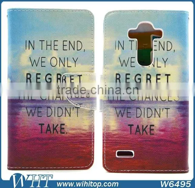 Alibaba Wholesale Leather Cell Phone Case for LG G4, Colorful for LG G4 TPU Printing Case