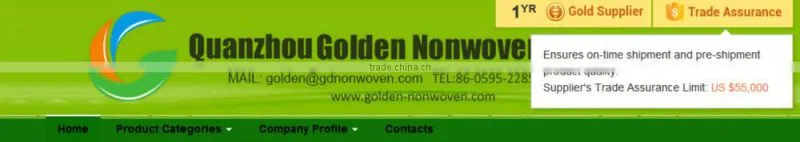 Low price 100%polypropylene raw material non woven spunbond fabrics