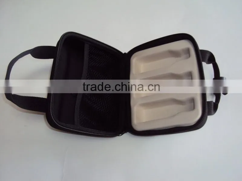 custom EVA case of eva wine bag of small eva foam zipper case of eva hard wine case of eva foam case for wine eva bag