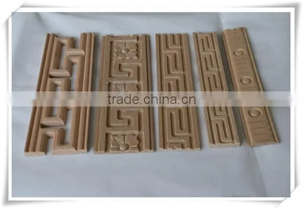 manufacturer supply recon teak margin/mordern ceiling design/red beech wood molding