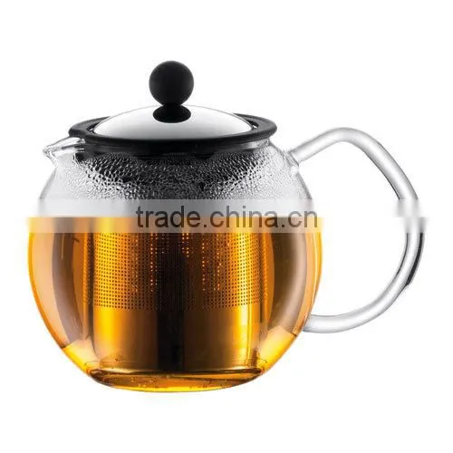 4 cups glass Assam Teapot 34oz