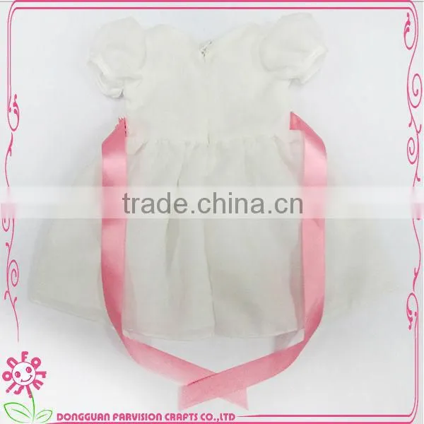 OEM white 18 inch doll dress for sale