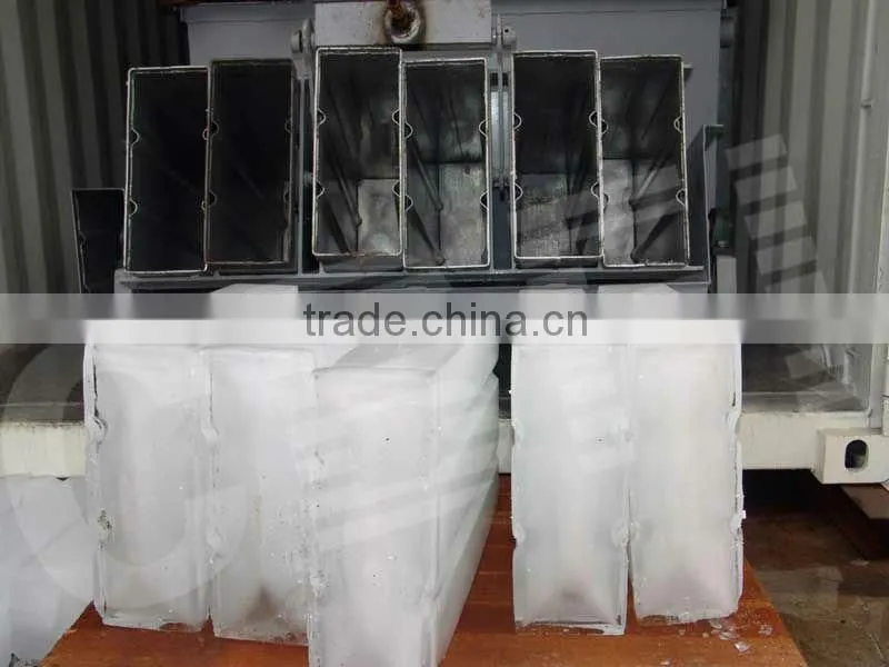 Industrial containrized block ice machinery alibaba in spanish