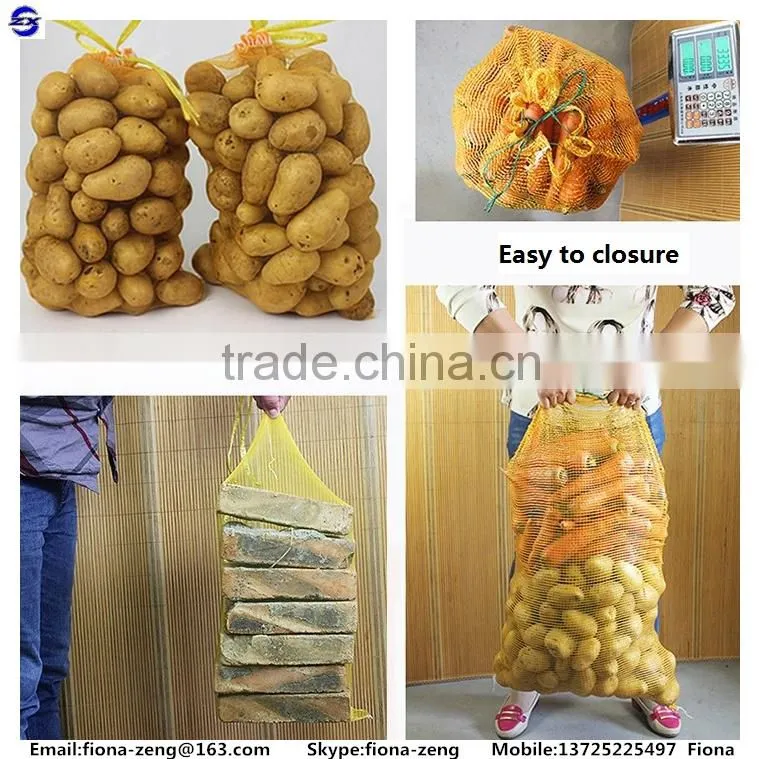 Hot sale leno sack leno mesh bags for potatos and onions storage use