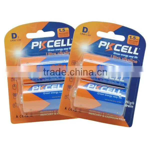 LR20 Dsize alkaline dry batteries,1.5v Dry battery from China battery supplier