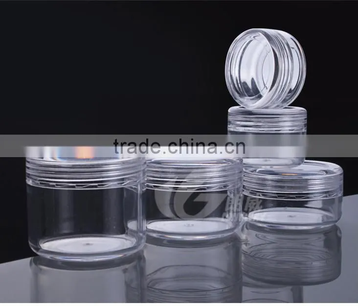 10g-150g PS cosmetic jar cream jar ,transparent cream jar