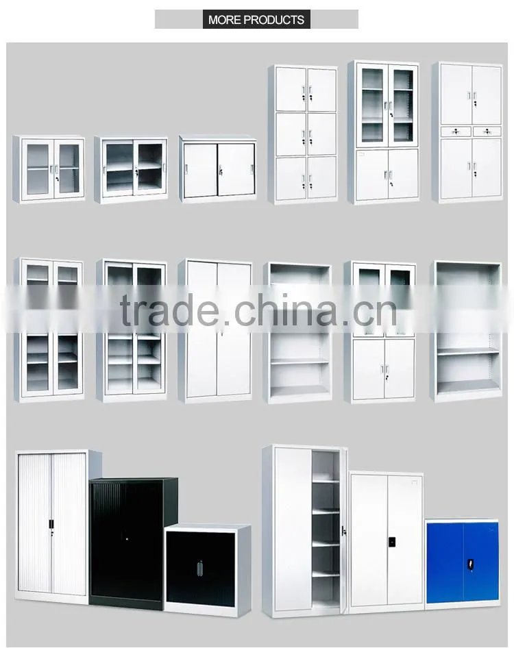 high quality KD structure sliding glass door filing cabinet
