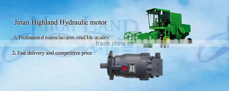 China factory direct sales low noise high speed hydraulic motor for harvester producer