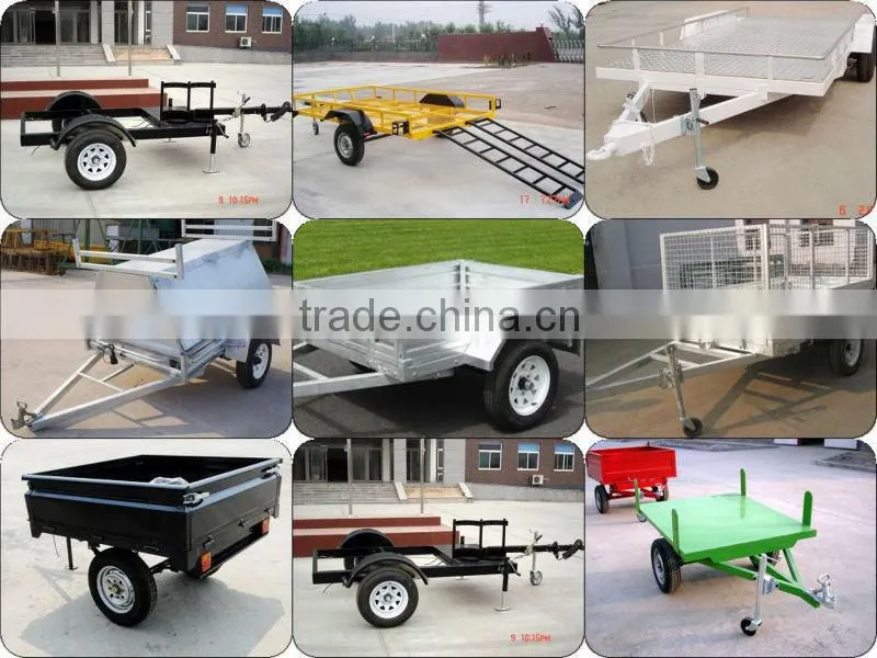 0.5t small galvanization trailer