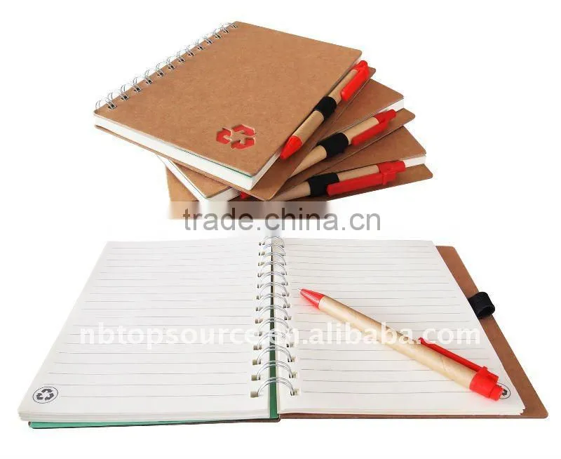 Kraft Notebook With Pen