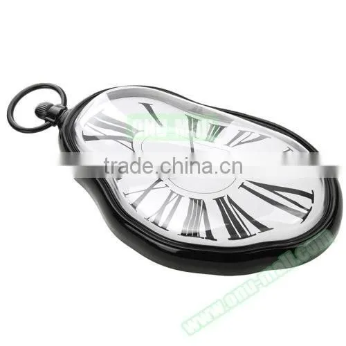 2016 New Products Roman Retro Wall Clock, Newest Melting Distorted Design Wall Clock