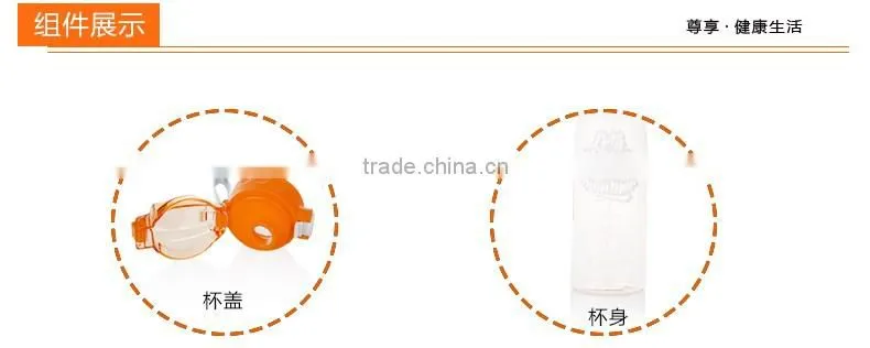 plastic sports bottle with straw/plastic drinking bottle/plastic water bottle joyshaker
