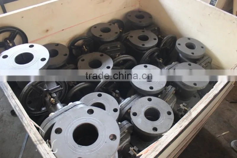JIS cast iron globe valve 10K 100A