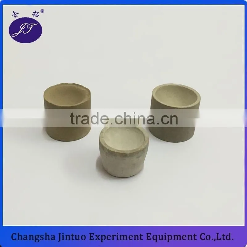 china supplier bullion blocks and Fire Assay ceramic cupel