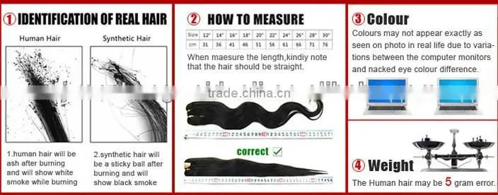20inch Indian Double Drawn Nail Tip Remy Hair Extension