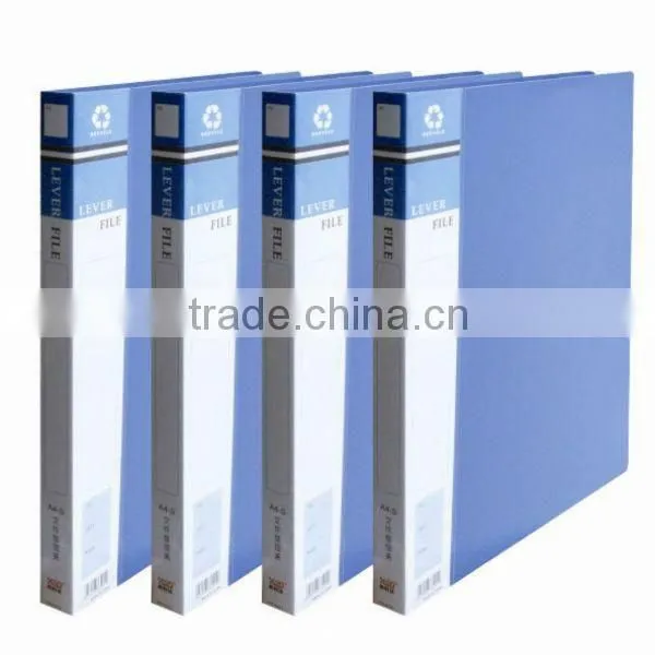 Factory clear plastic folder sheet protectors/file holder/pp folder with notepad