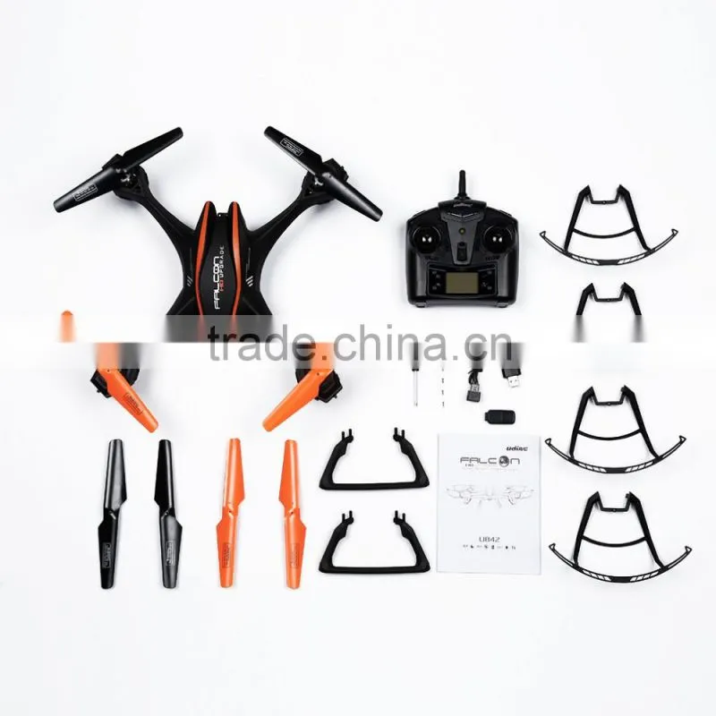 2016 2.4G WIFI FPV U842 Drone top quality quadcopter with hd video camera