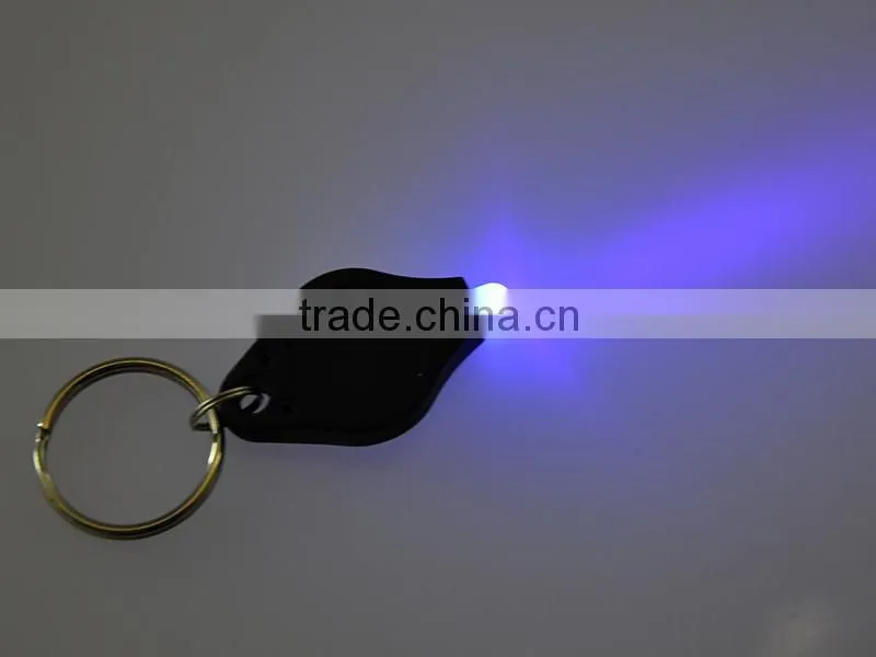 395-400nm Custom Keychain Maker UV light Promotional Led Light Keychain