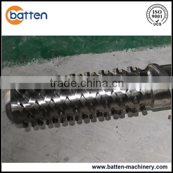bimetallic plastic extruder screw and barrel for single screw machine