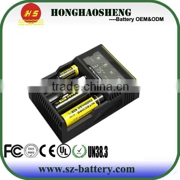 Hot Sale Universal Smart Intelligent Notecore D4 LCD Battery Charger Digital 2.0