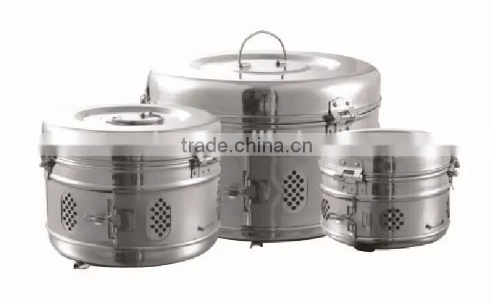 MK03-720 Hospital Surgical Medical Stainless Steel Medical Hollow Ware Instruments Dressing Drum