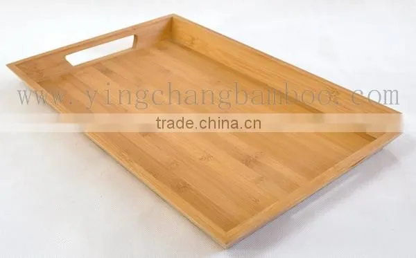 Cheap Bamboo dinner plate round plate wooden plates