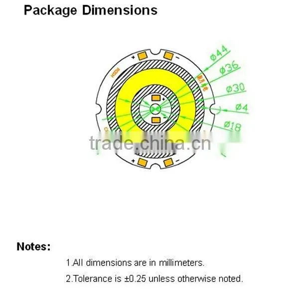 3W 5W 7W 10W 15W 20W 30W 40W 48W COB LED