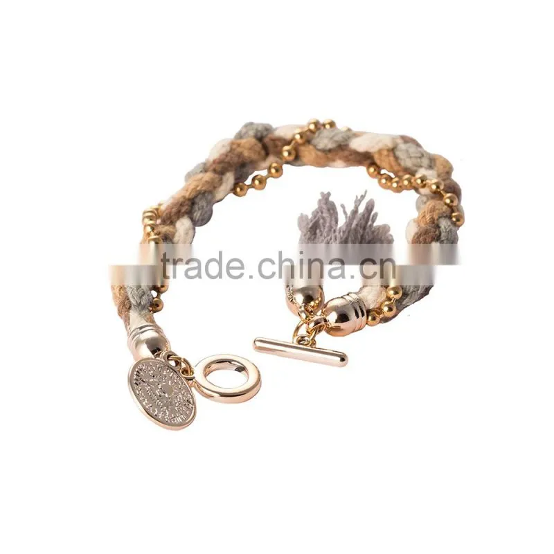 2016 hot wholesale bead bracelet new arrival promotion cheap logo custom charm bracelet