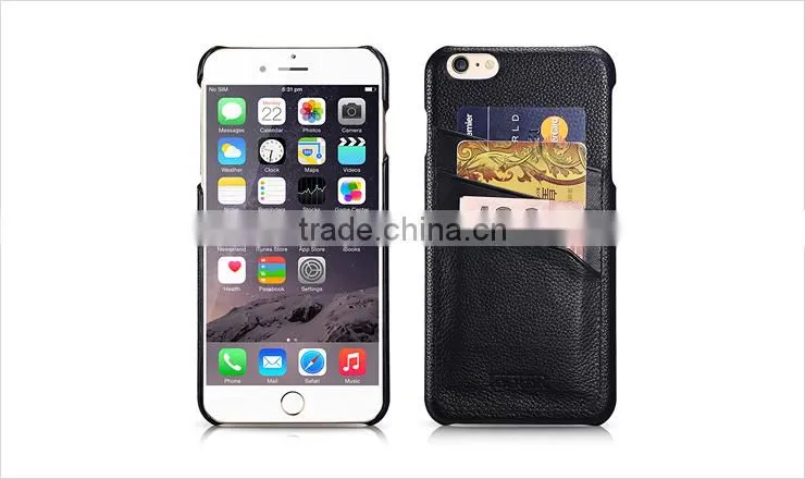 ICARER 2015 Wallet Leather Back Cover Case For Smartphone Iphone6 Plus