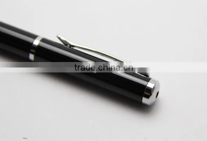 high quality OEM supplier black LED stylus pen