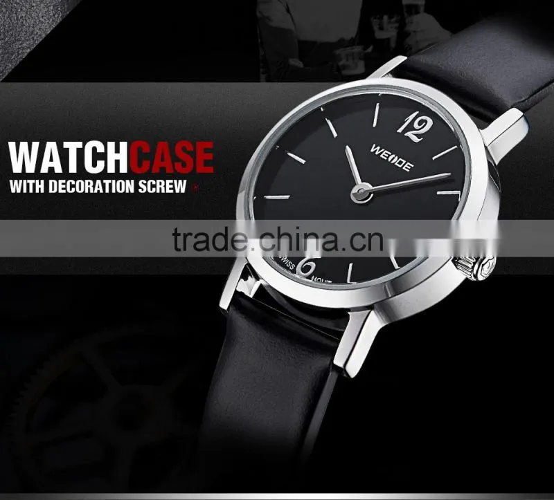 WEIDE 2015 Lady Vogue Leather Sapphire crystal Watches prices