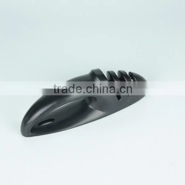 Hot selling household 3 stage stainless steel knife sharpener