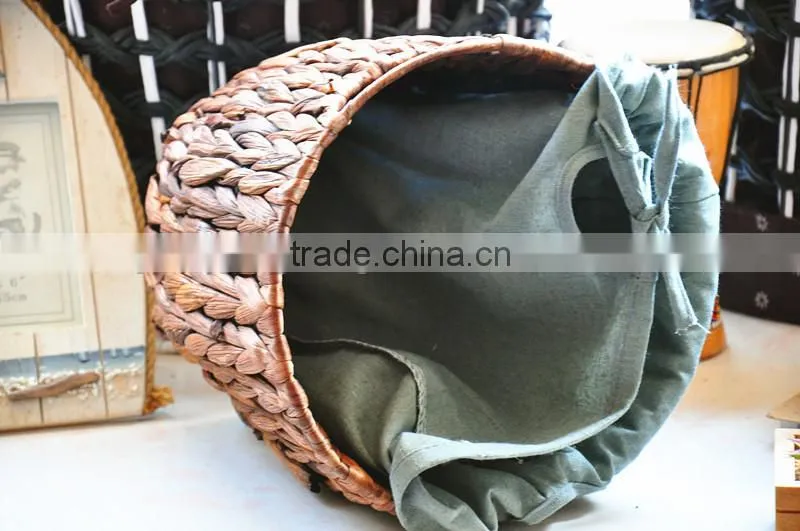 Hot sale papyri woven baskets new design detachable cheap handmade storage basket