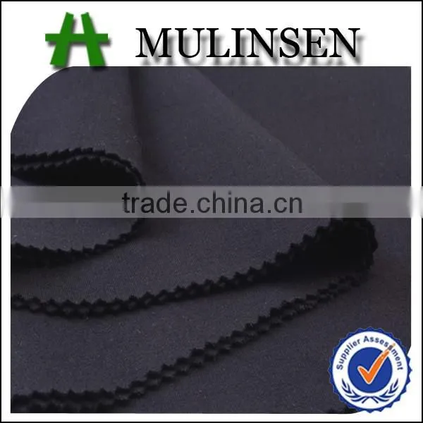 Shaoxing women dress materials dyed N/R rayon nylon spandex roma fabric