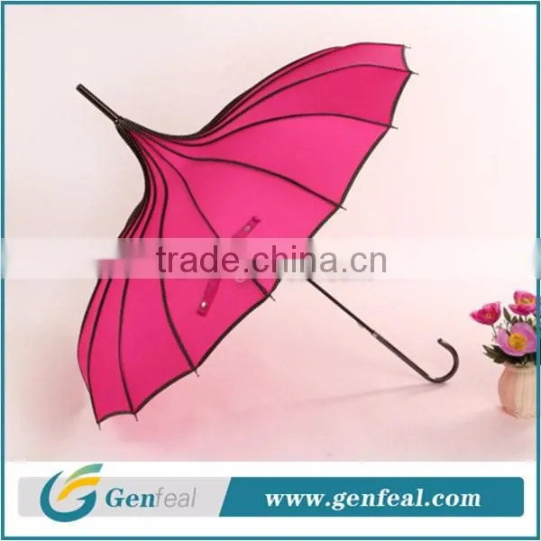16k ribs ladies vogue pagoda dome umbrella cost high quality from china supplier