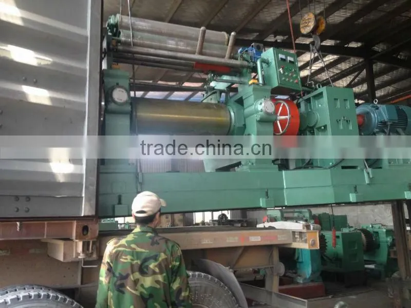 High efficiency rubber open mixing mill