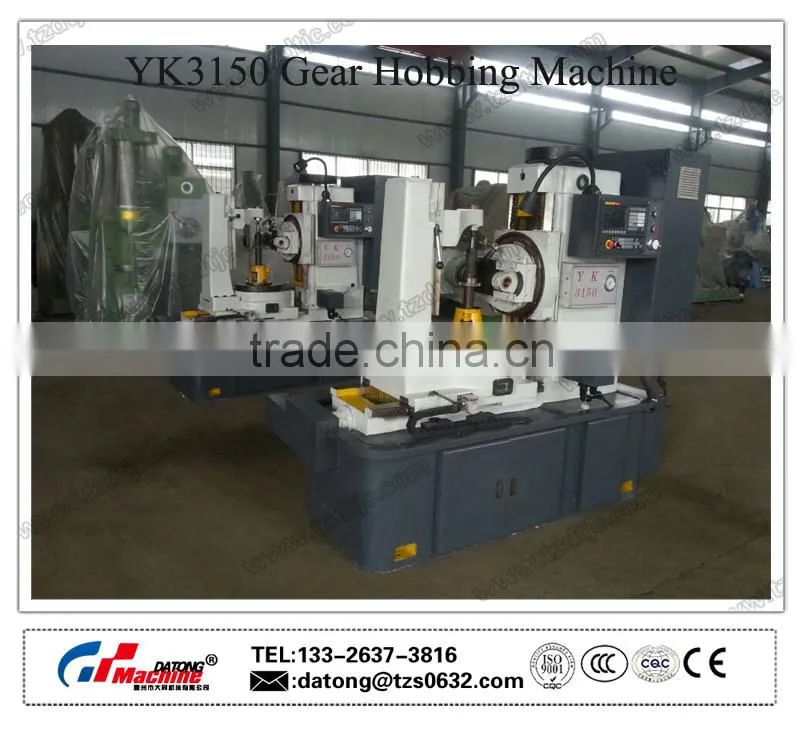 Sale Factory YK3150 CNC Gear Hobbing Machine